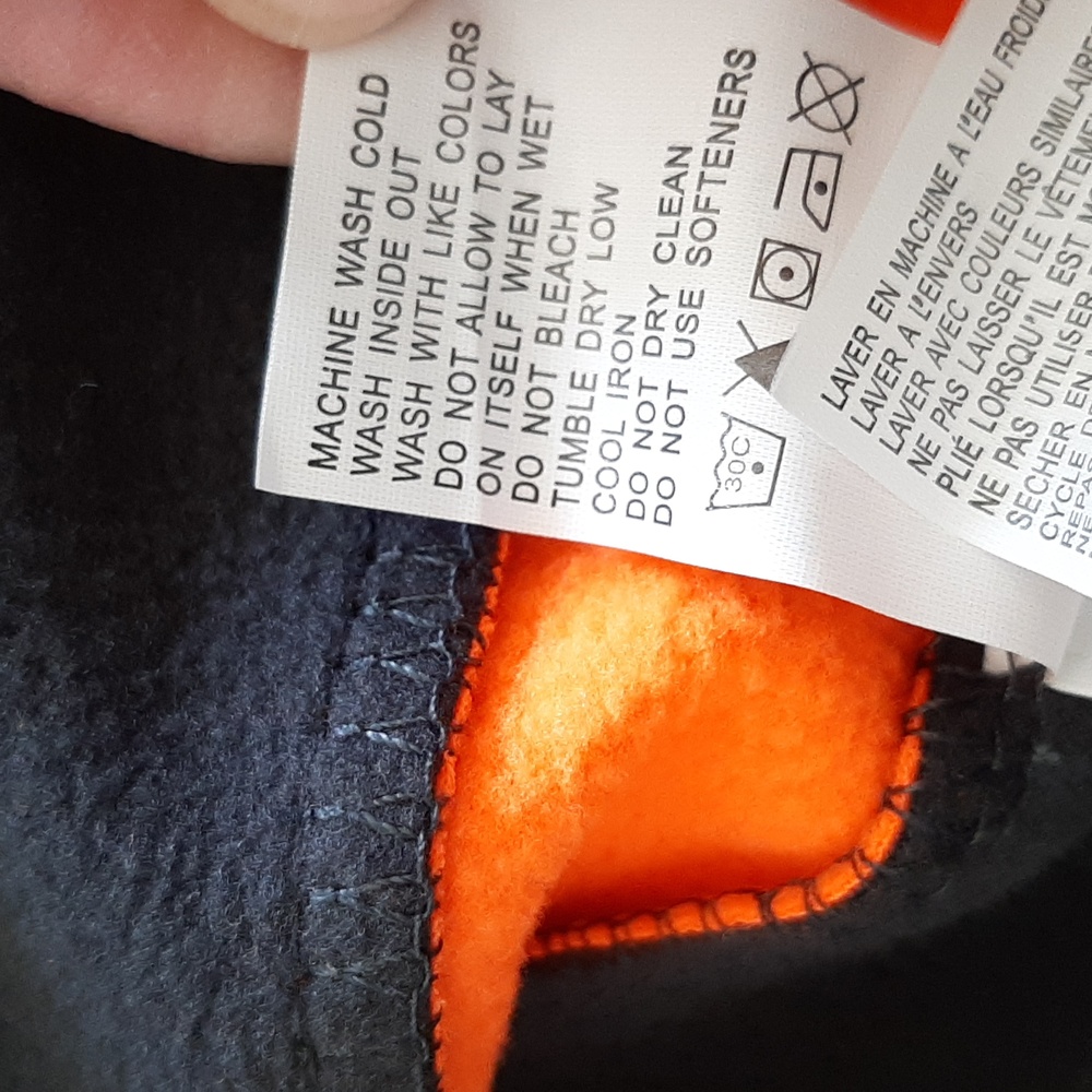 Nike Kids Dark Grey and Orange Hoodie Set - Picture 6 of 7
